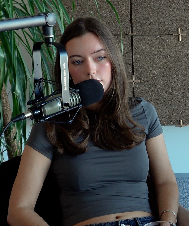 Hannah i studiet